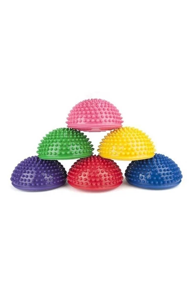 Duyu Denge Nehir Taşlarıdikenli Duyusal Denge Yarım Top6 Lı Set - 5