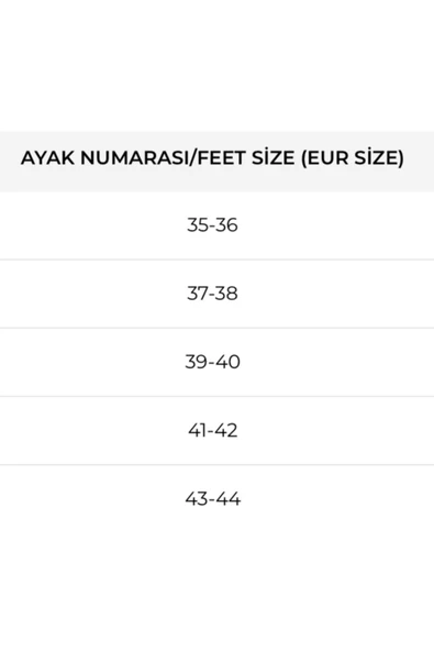 Ark Destekli Kauçuk Tabanlık 4/3 - 3