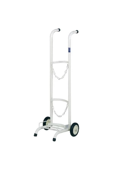 10 Litre Medikal Tüp Taşıma Arabası