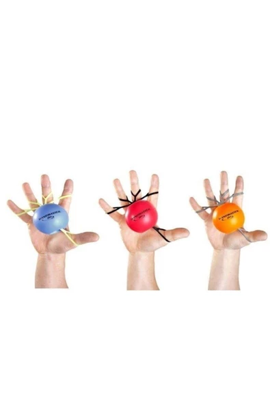 Msd Hand Master Plus Parmak Ve El Egzersiz Güçlendirme Kuvvetlendirici kırmızı Renk (orta) - 6