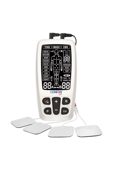 Comfort Plus R-C4a Şarj Edilebilir Tens Ems Masaj Cihazı