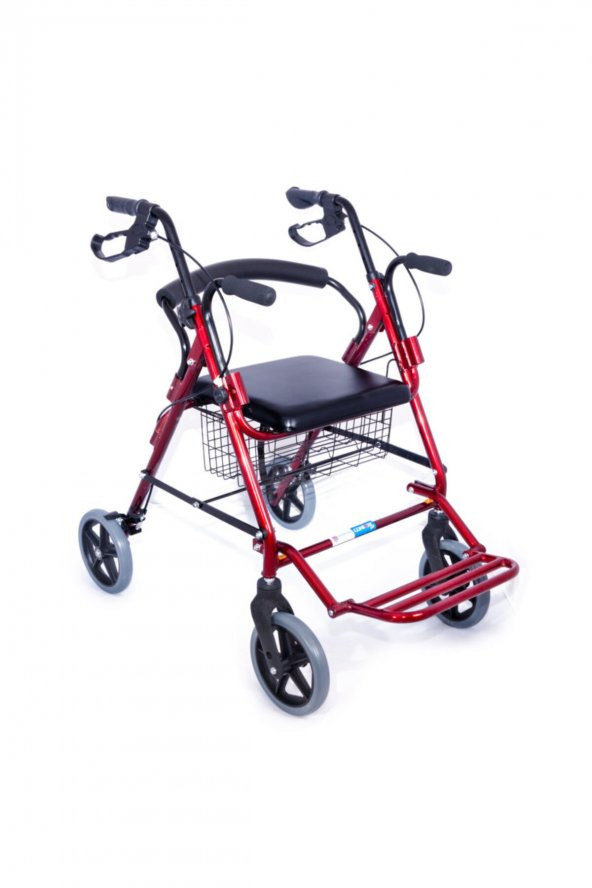 Dm9146 Ayak Pedallı Alüminyum Rolatör(tekerlekli Sandalye Gibi Kullanma Imkanı)