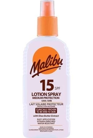 Malibu Güneş Koruyucu Sprey Losyon SPF15 200 ml