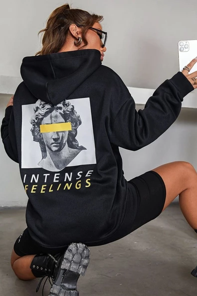 Unisex Aesthetic Baskılı Sweatshirt