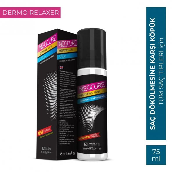 DERMO CLEAN NEOCURE SAÇ EKİMİ SONRASI PANTHENOL KÖPÜK 75 ML
