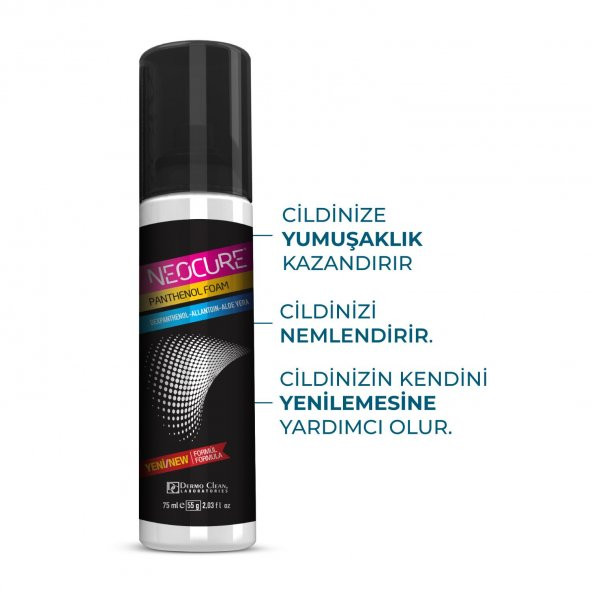 DERMO CLEAN NEOCURE SAÇ EKİMİ SONRASI PANTHENOL KÖPÜK 75 ML - 2