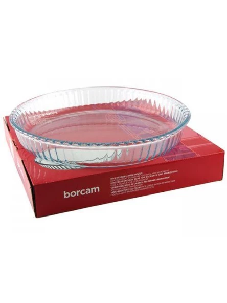 Paşabahçe 59014 Yuvarlak Borcam Fırın Kabı 31,9 cm 2950 cc  - 3