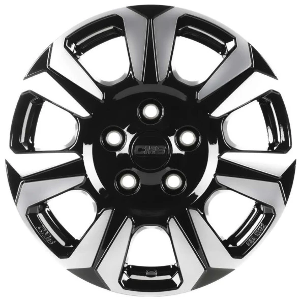 CMS-1469-05 6.5x17"-6x160 ET62 84.1 Diamond Black Gloss Jant (4 Adet) - 2