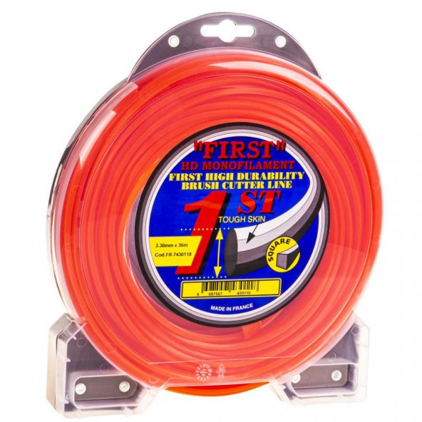 First 7430118 3.3MM 36M Turuncu 4 Köşe Misina - 1