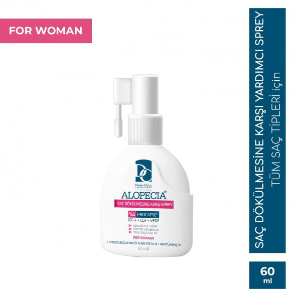 ALOPECİA PROCAPİL VE IGF İÇERİKLİ KADIN SAÇ SPREY (SERUM) 60 ML - 1