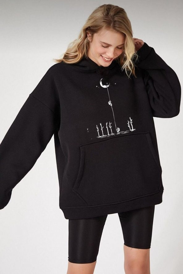 Unisex Uzay Temalı Sweatshirt