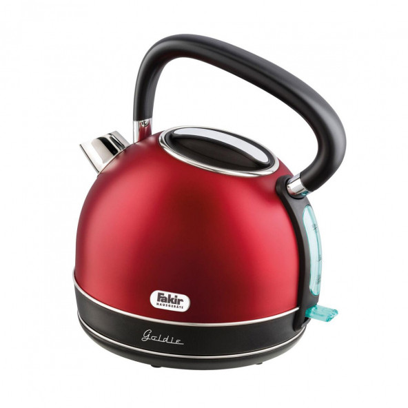 Fakir Goldie Kırmızı 2200 W 1.7 lt Çelik Kettle