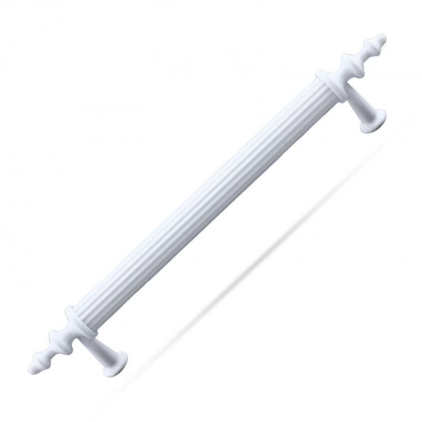 Mobilya Mutfak Banyo Dolabı Çekmece Dolap Kapak Kulpu Kulbu Beyaz 128 mm Metal Kulp - Resim 4