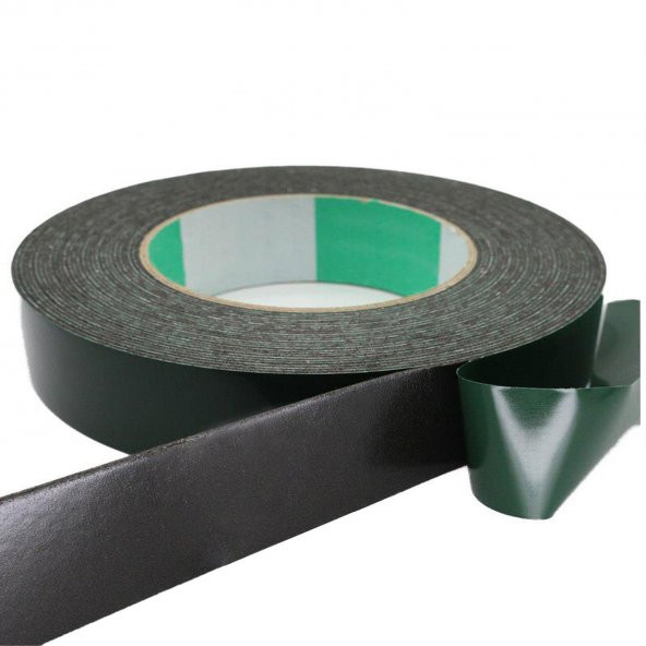 Çift Taraflı Köpük Bant Eva Montaj Bandı Yapıştırıcı Siyah 20 mm x 10 Metre - 4