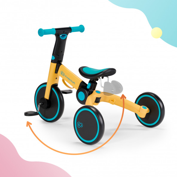 Kinderkraft 4Trike 3 Tekerlekli Bisiklet - 9