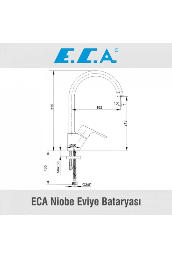 E.C.A. 102118098 Niobe Mutfak Bataryası - 3