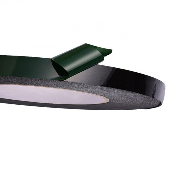 Çift Taraflı Köpük Bant Eva Montaj Bandı Siyah 15 mm x 10 Metre - 5