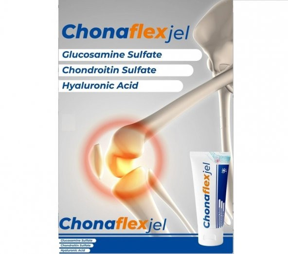 Chonaflex Glucosamine Jel Krem Eklem Ağrıları İçin 75 Ml 8682340344895