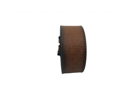 Zerhan Erkek Taba Suni Deri Kot Kemeri 4 cm - 2