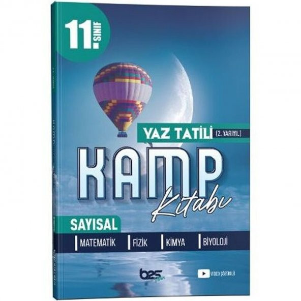 Bes Yayınları 11. Sınıf 2. Dönem Sayısal Yaz Tatili Kamp Kitabı Bes Yayınları