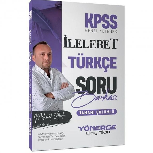 Yönerge 2023 KPSS Türkçe İlelebet Soru Bankası Çözümlü Yönerge Yayınları - 3