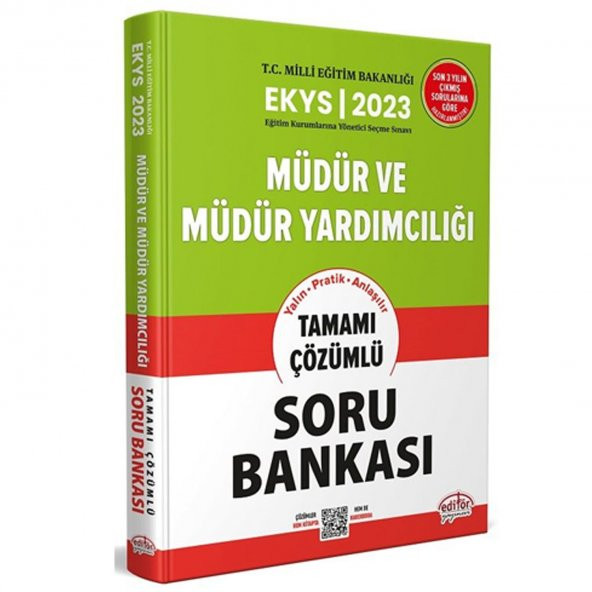 Editör 2023 MEB EKYS Müdür ve Yardımcılığı Soru Bankası Çözümlü Editör Yayınları - 3