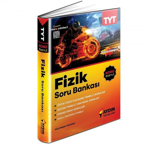Aydın YKS TYT Fizik Konu Özetli Soru Bankası Video Çözümlü Aydın Yayınları