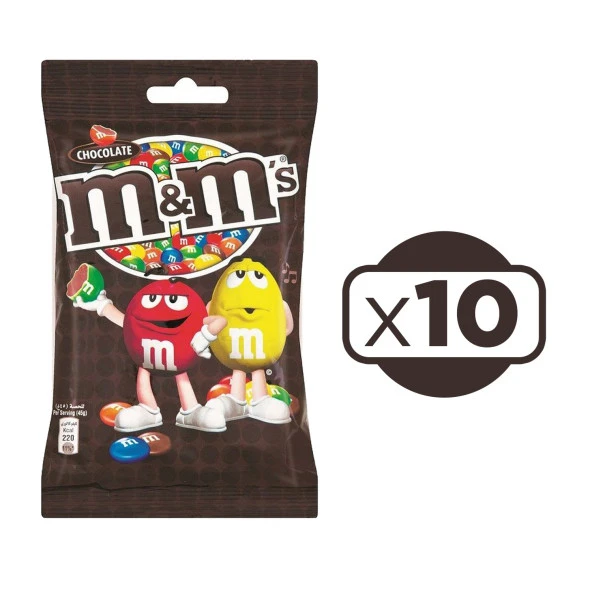 M&Ms Çikolatalı Draje 100 G x 10 Adet ürün görseli