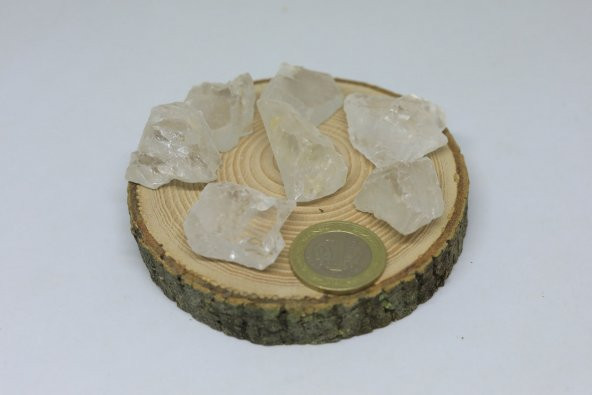 Kristal Kuvars Ham Şekilsiz Doğal Parçalar 10-14 Gram