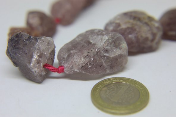 Çilek Kuvars Taşı Ham Parçalar/adet (19510-1)