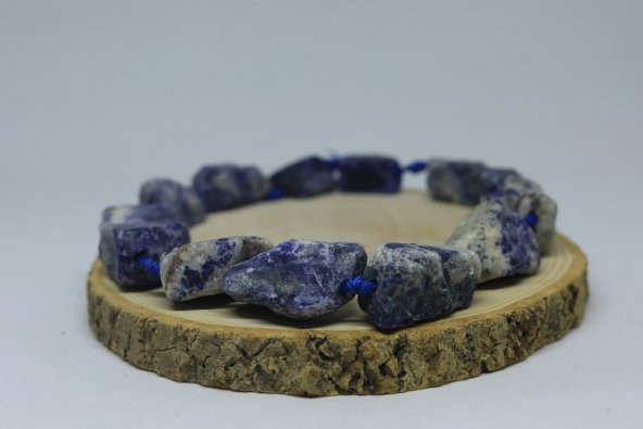 Sodalit Taşı Ham Parçalar/adet (19485-1) - Resim 3