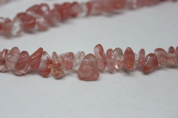 Gül Kuvars Taşı Doğal Küçük Taşlar50 adet - Resim 7