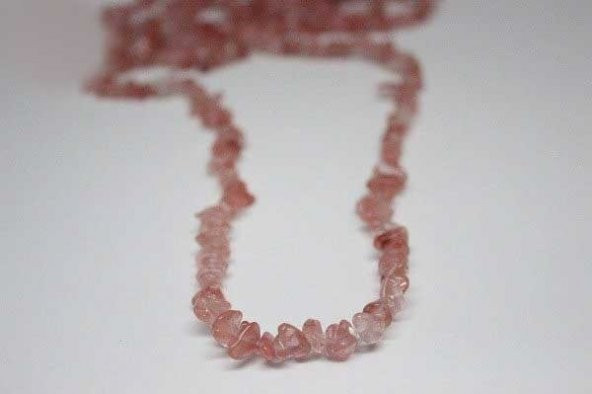 Gül Kuvars Taşı Doğal Küçük Taşlar50 adet - Resim 10