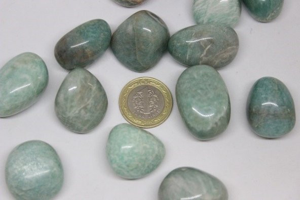 Amazonit Taşı Royal (20-29 Gram) - Resim 5