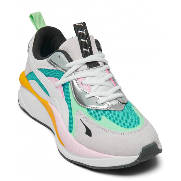 PUMA RS-Curve Beyaz/Renkli Kadın Spor Ayakkabı(DAR KALIPTIR..) - 2