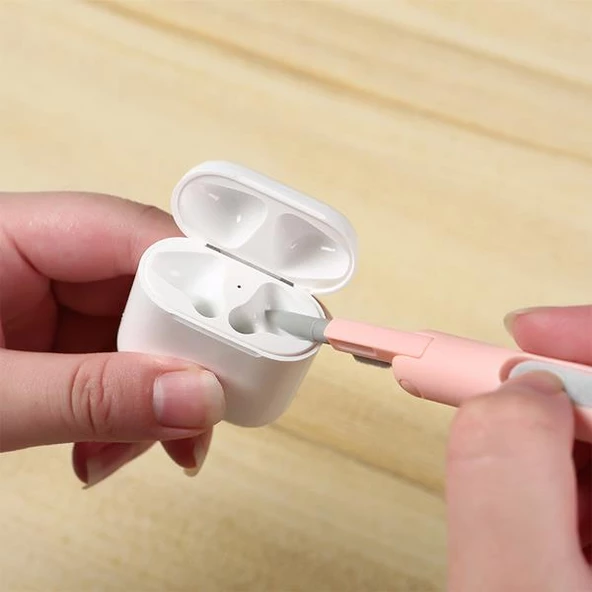 Polham 7in1 Klavye, Kulaklık, Telefon Detaylı Temizlik Seti, Fırçalı, Tuş Sökme Aparatlı Set - 9