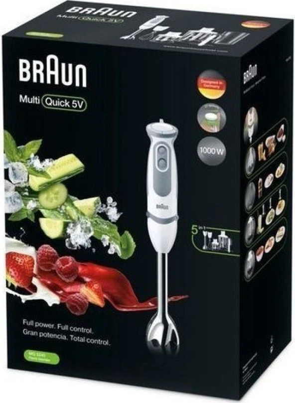 Braun MQ5245WH Multiquıck 5 Varıo El Blender Seti - 2