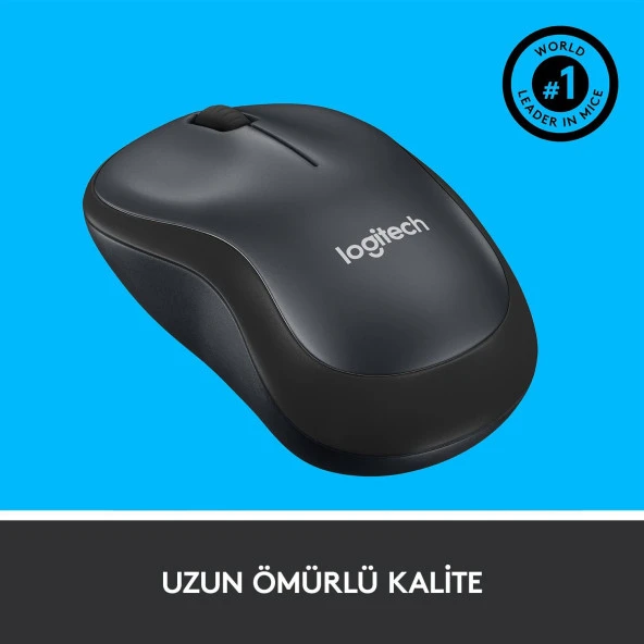 Logitech Silent Sessiz Charcoal Kablosuz Mouse Siyah Sessiz Kompakt Kablosuz Mouse - Resim 5
