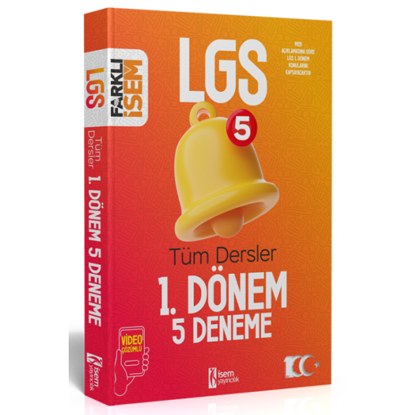 2023 Farklı İsem LGS Tüm Dersler 1. Dönem 5 Deneme İsem Yayıncılık