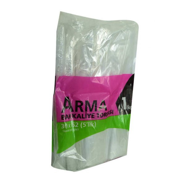 Naylon Torba Arma Şeffaf Bakkaliye Kuruyemiş Şeker Torbası 30x52 (5 lik ) Takribi 85 Adet 1000 Gr - 3