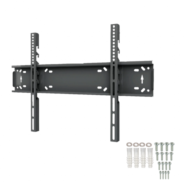 Promomax Sunny 40" Abant LED Ekran  Sabit Duvar Tipi Tv Askı Aparatı ( Kademeli ve Aşağı,Yukarı,Yatay Hareket Özellikli) - Resim 3