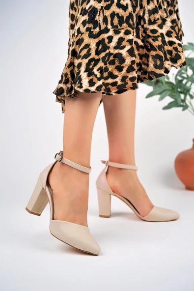 Muggo Soffy Garantili Kadın Klasik Günlük Tarz Şık ve Rahat Topuklu Ayakkabı - 2