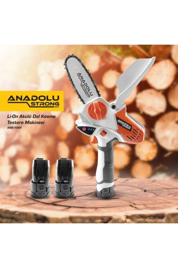 Anadolu Strong çift Akülü Bakır Sarğılı Pratik Şarjlı Testere - 3