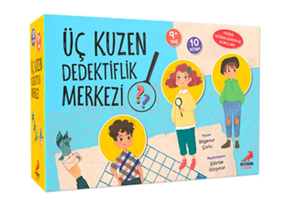 Erdem Yayınları Üç Kuzen Dedektiflik Merkezi 9+ Yaş 10 Kitap Set