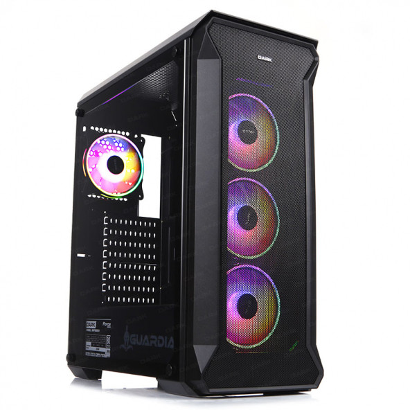 Dark Guardian PRO 750W 80+ GOLD 4x12cm ARGB LED Fanlı Mesh Ön Panel Bilgisayar Kasası (DKCHGRPRO750GD)
