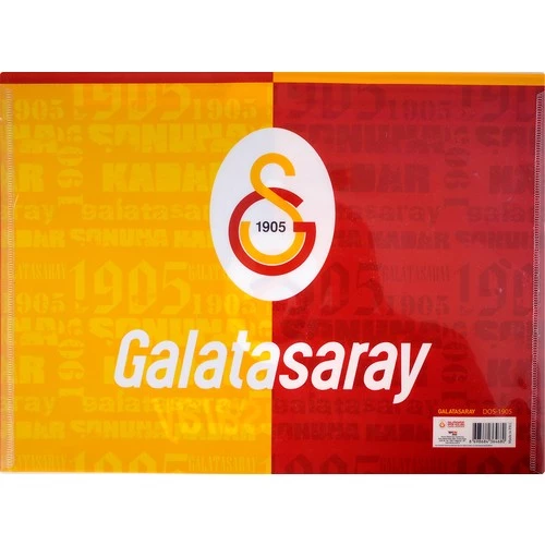 Galatasaray Lisanslı A4 Zarf Çıtçıtlı Dosya