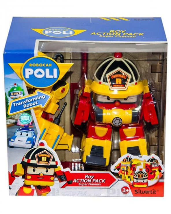 Robocar Poli Aksesuarlı Transformers Robot Figür Roy 83314