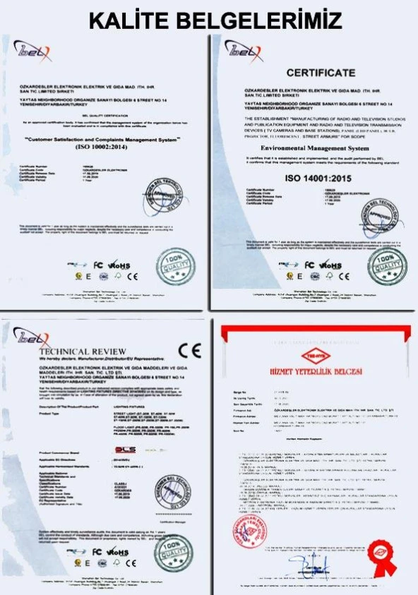 60W Led Yol Sokak Armatür DLS Park Bahçe Çevre Site Bina Dış Mekan Lamba Aydınlatma Ledli Sokak Armatürü - Resim 5