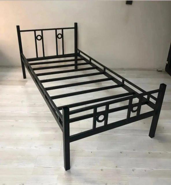 metal feforje tek kişilik karyola