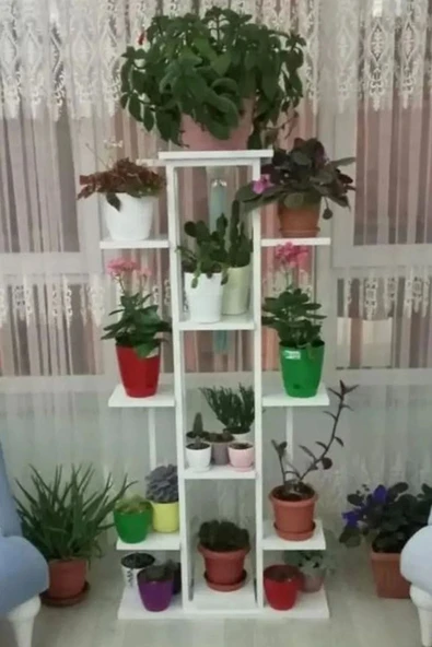 adımshops Adm Metal Gövdeli Çiçeklik,dekoratif Raf 64897429